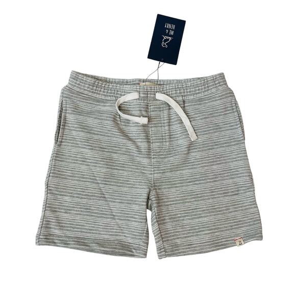 NWT Me & Henry 9/10Y Bluepeter Grey Stripe Shorts - Picture 1 of 5